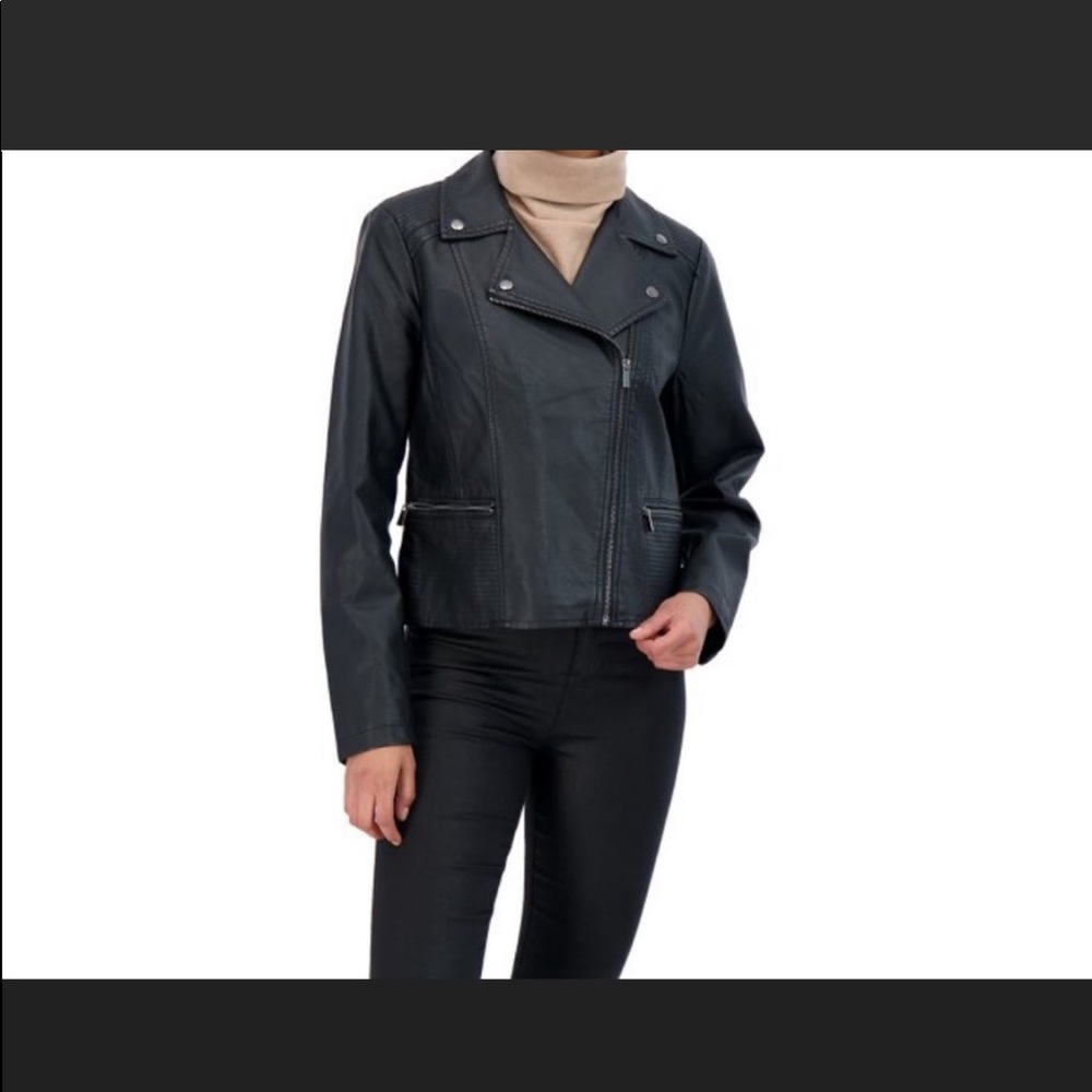 Sebby Collection New w/o tags faux leather jacket